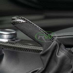 F & E Chassis Carbon Fiber/Alcantara E-Brake & Boot