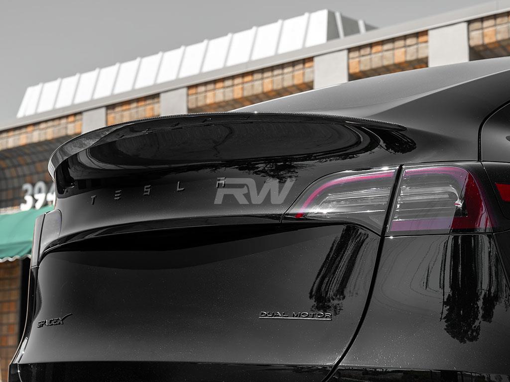 Model Y OEM Style Carbon Trunk Spoiler