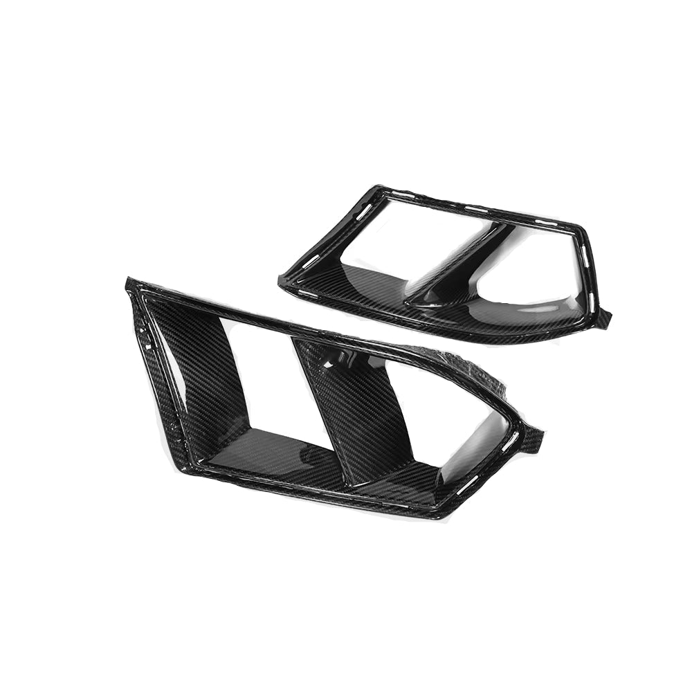 Dry Carbon Fiber MP Style Front Vent Duct for BMW M3 G80 M4 G82 Front Bumper M Performance Air Vent Ducts Trim Replacement