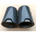 Carbon Fiber Dual Exhaust Tips for F & E Chassis
