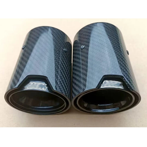 Carbon Fiber Dual Exhaust Tips for F & E Chassis