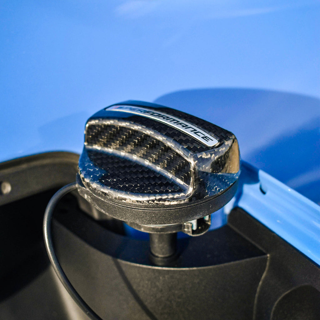 Carbon Fiber BMW MP Fuel Cap Cover