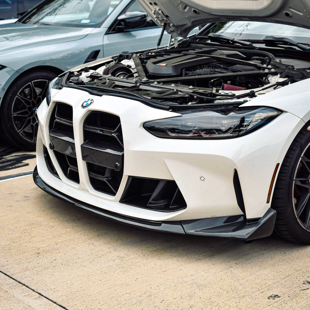 G8x M3/M4 Carbon Fiber CSL Style 3pc Front Splitter