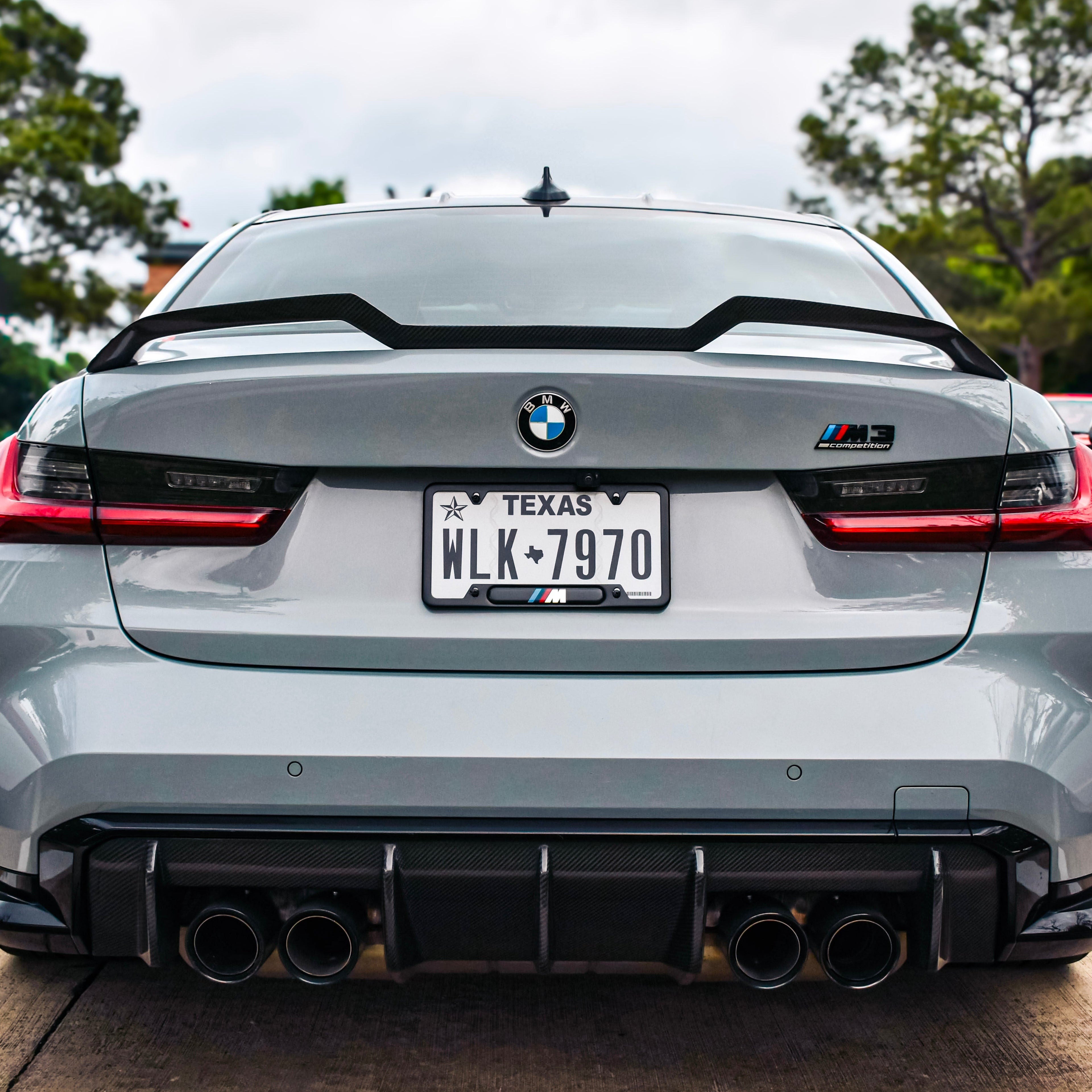 G80/G20 V Style Carbon Fiber Rear Wing