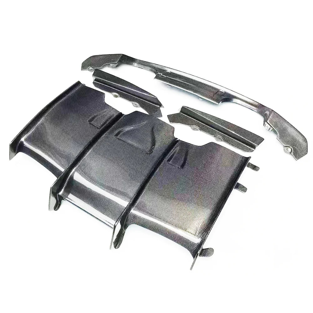 F8x M3/M4 PSM Style Carbon Fiber 4PC Diffuser