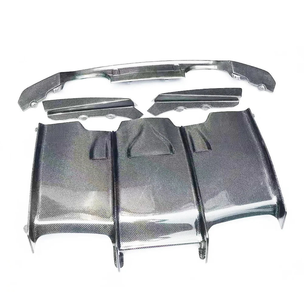 F8x M3/M4 PSM Style Carbon Fiber 4PC Diffuser