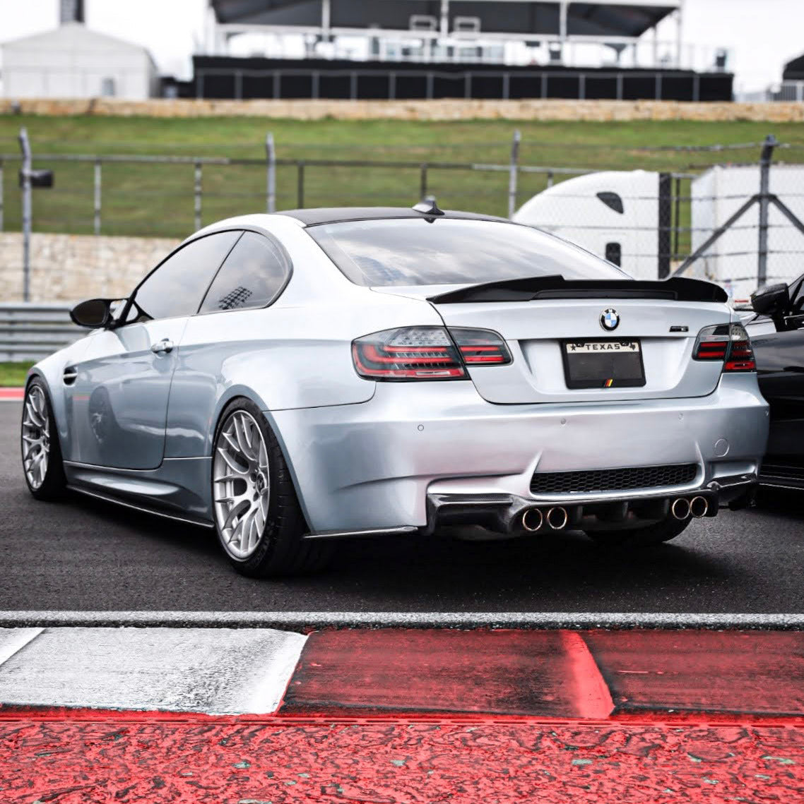 E9x M3 V Style Carbon Fiber Rear Diffuser