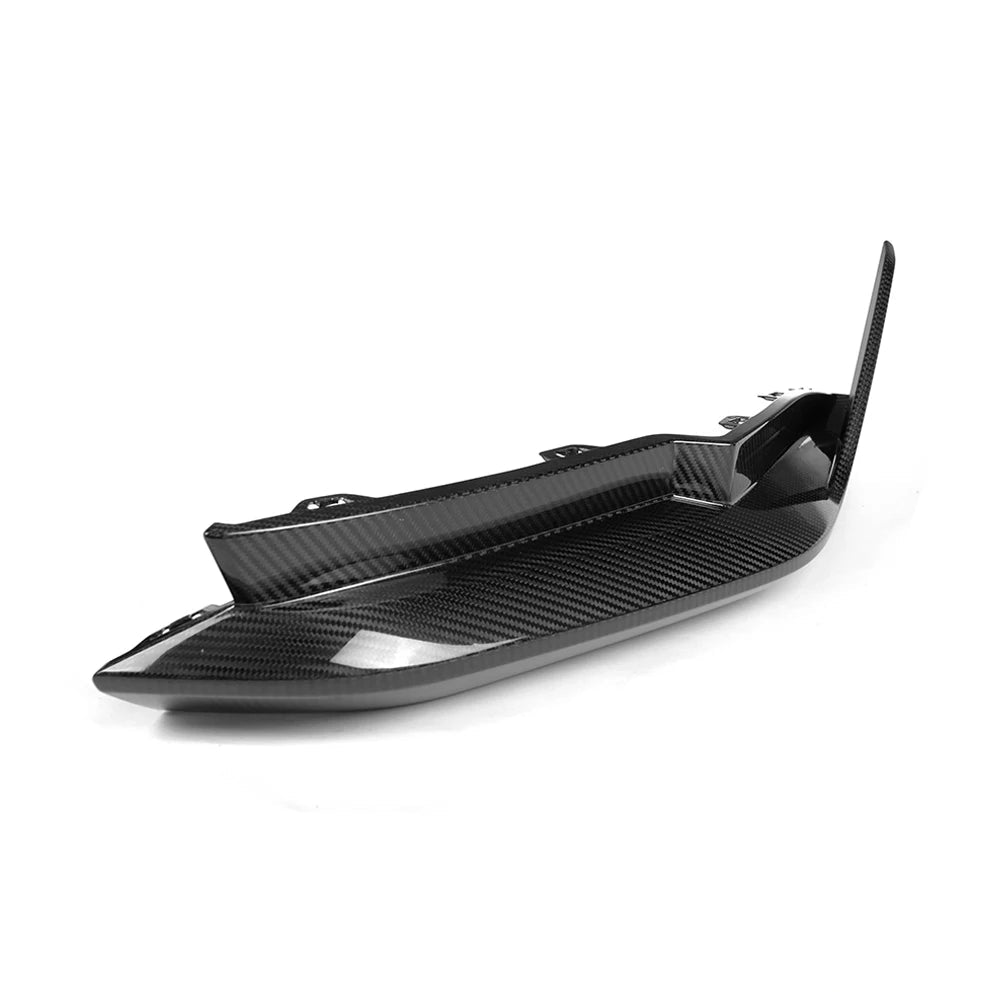 Real Dry Carbon Fiber Car Rear Splitter Bumper Trim Replacement for BMW M4 G82 G83 2021-IN MP Style 2Pcs/Set