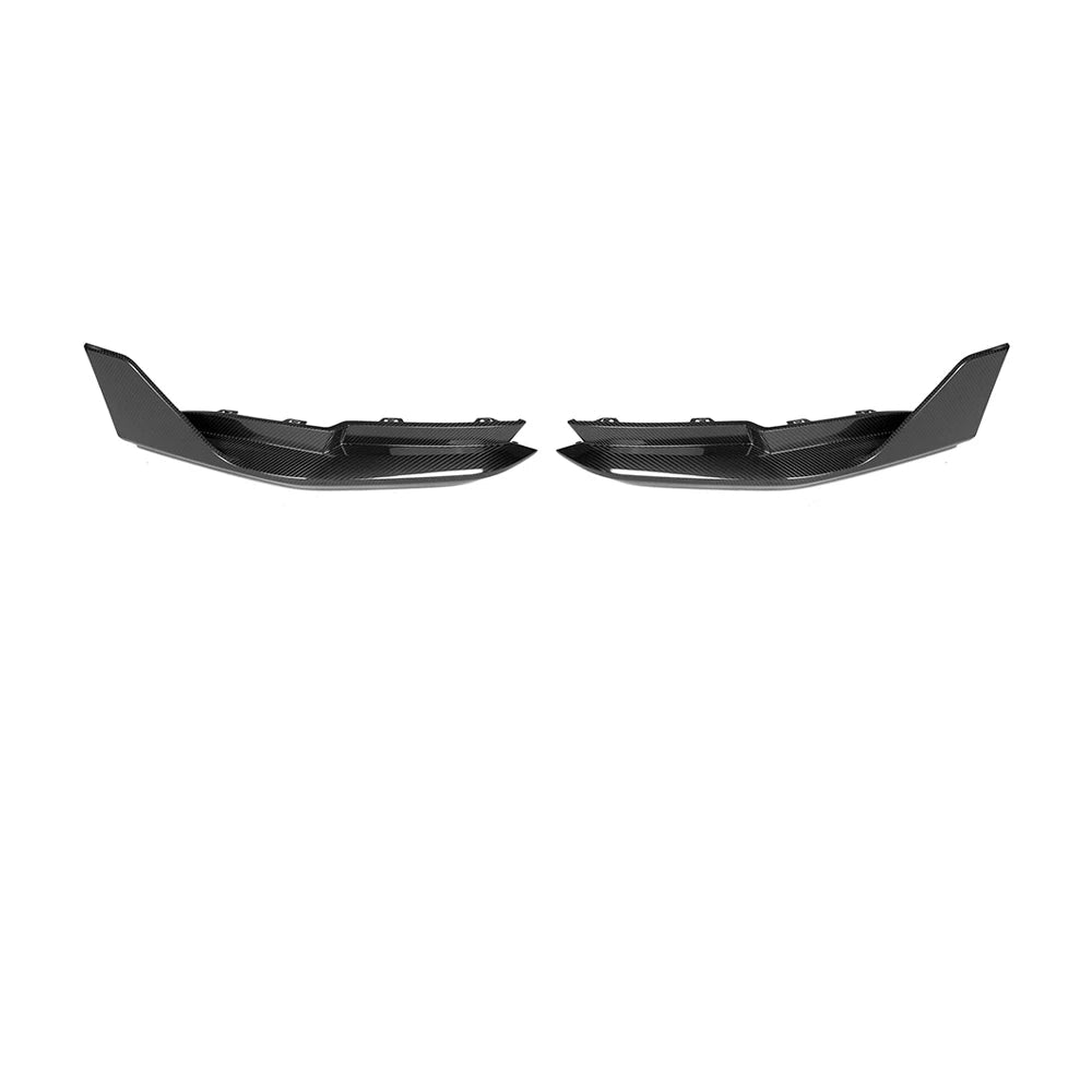 Real Dry Carbon Fiber Car Rear Splitter Bumper Trim Replacement for BMW M4 G82 G83 2021-IN MP Style 2Pcs/Set