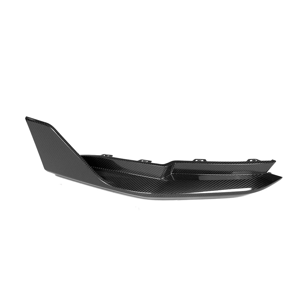 Real Dry Carbon Fiber Car Rear Splitter Bumper Trim Replacement for BMW M4 G82 G83 2021-IN MP Style 2Pcs/Set