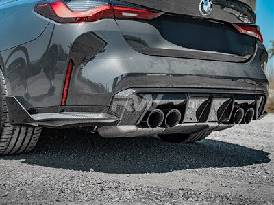 G8x M3/M4 Carbon Fiber MP Style Rear Bumper Splitters