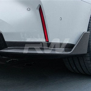 G8x M3/M4 Carbon Fiber MP Style Rear Bumper Splitters