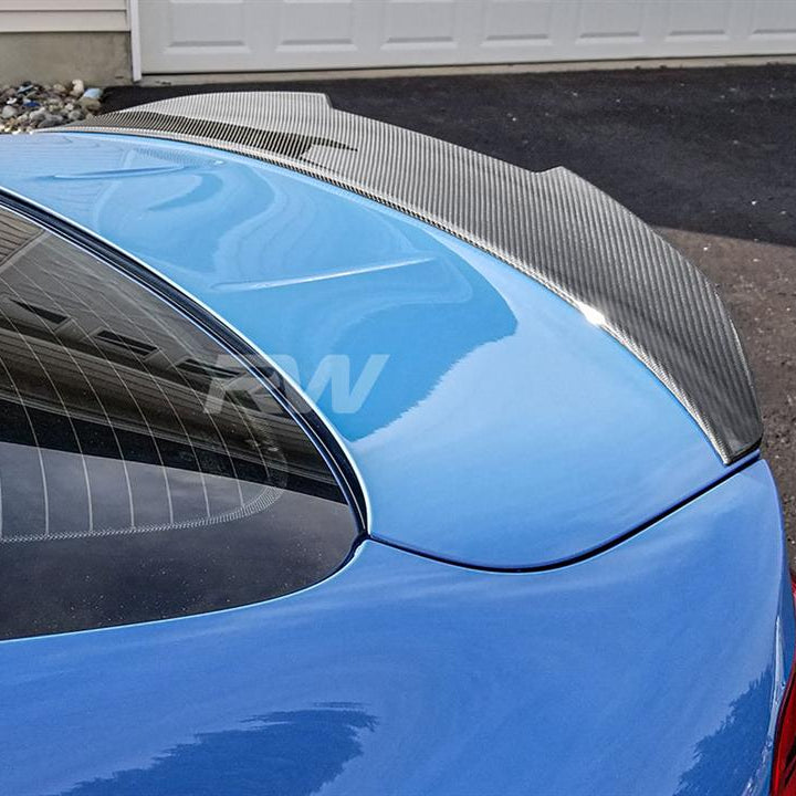 F82 M4 PSM Style Carbon Fiber High Kick Trunk Spoiler
