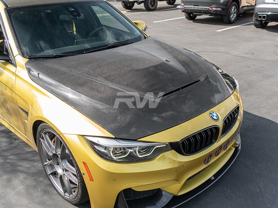 F8x M3/M4 Carbon Fiber GTS Style Hood