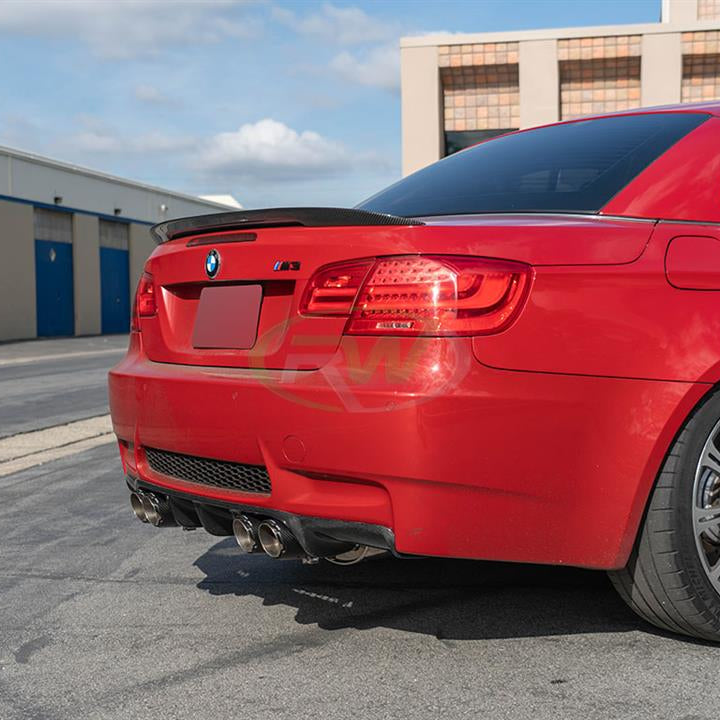 E9x M3 V Style Carbon Fiber Rear Diffuser