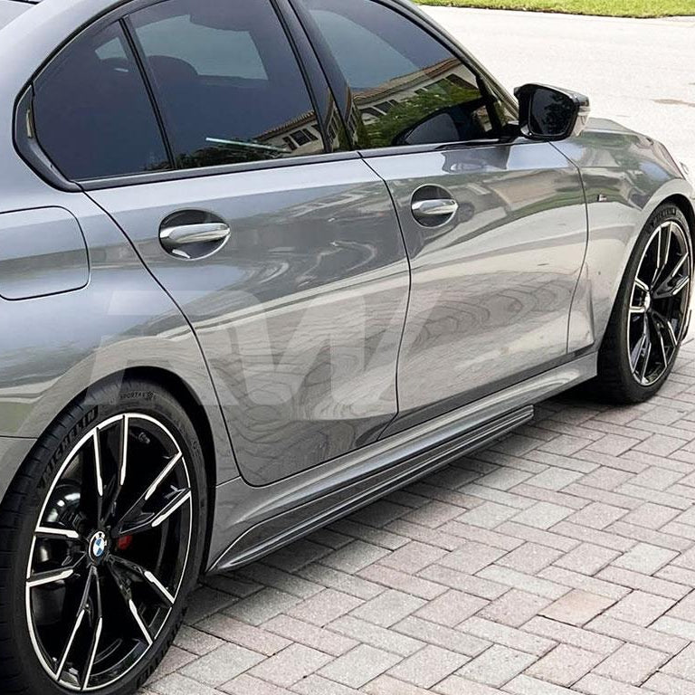 G20 MP Style Carbon Fiber Side Skirt Extensions