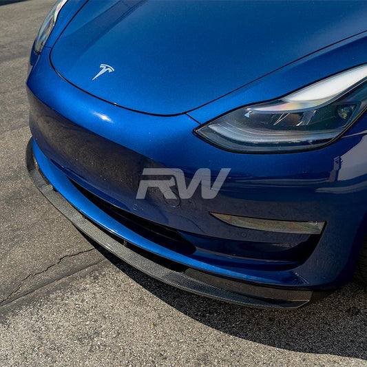 Model 3 RWS Carbon Fiber Front Lip