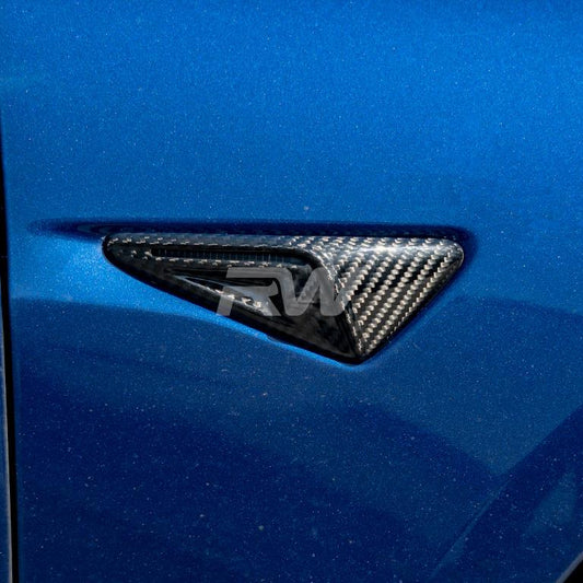 Model 3/Y Carbon Fiber V2 Fender Trims