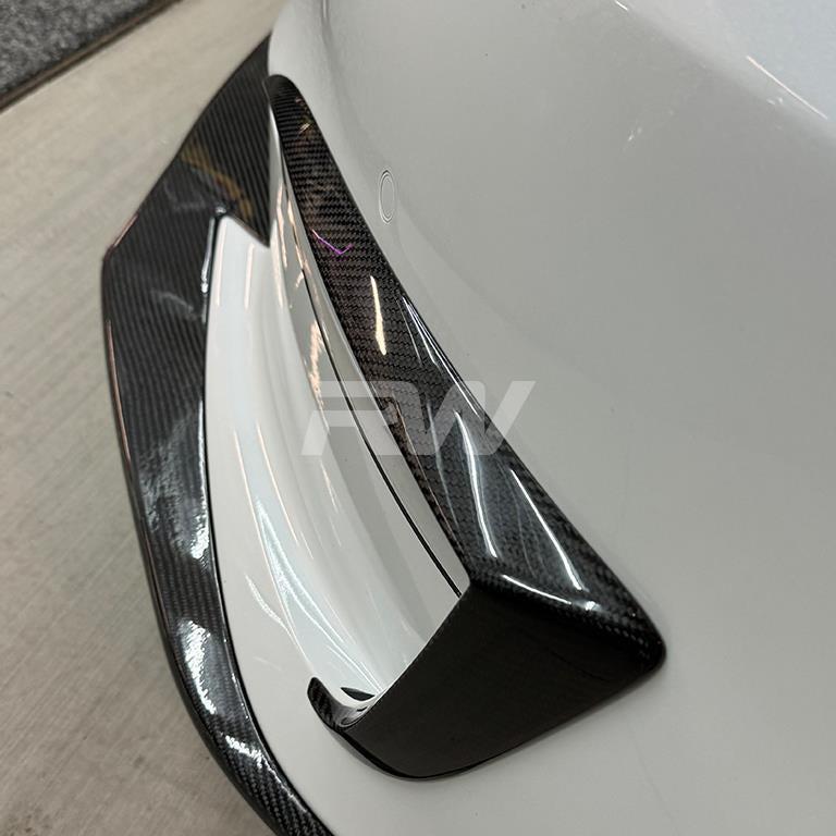 Model S Carbon Fiber Front Upper Splitters
